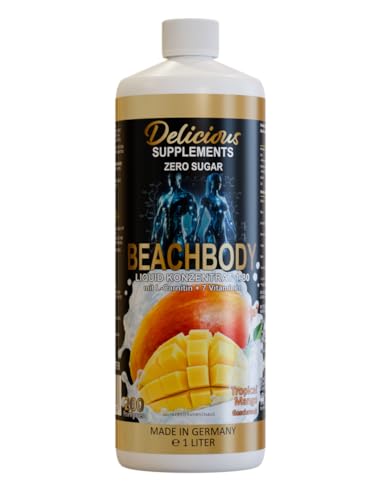 Delicious Beachbody Liquid Tropical Mango von Delicious Supplements