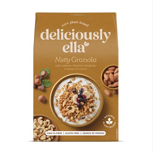 Deliciously Ella - Nussiges Müsli, glutenfrei, veganfreundlich, gesundes Frühstück, 380g (6 Boxen) von Deliciously Ella