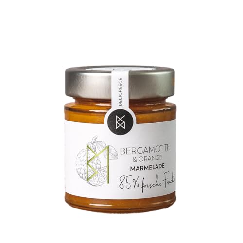 DELIGREECE - Bergamotte Marmelade 85% | Fruchtige Marmelade aus 85% frischen Bergamotten aus Griechenland. Marmelade ohne künstliche Zusatzstoffe, perfekt als Brotaufstrich und für Desserts | 180g DELIGREECE - Bergamotte Marmelade 85% | Fruchtige Marmelade aus 85% frischen Bergamotten aus Griechenland. Marmelade ohne künstliche Zusatzstoffe, perfekt als Brotaufstrich und für Desserts | 180g von Deligreece