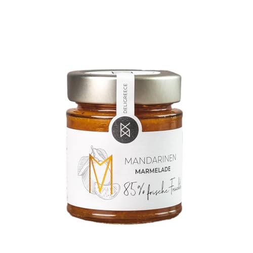 DELIGREECE - Mandarinen Marmelade 85% | Fruchtige Marmelade aus 85% frischen Mandarinen aus Griechenland. Marmelade ohne künstliche Zusatzstoffe, perfekt als Brotaufstrich und für Desserts | 180g DELIGREECE - Mandarinen Marmelade 85% | Fruchtige Marmelade aus 85% frischen Mandarinen aus Griechenland. Marmelade ohne künstliche Zusatzstoffe, perfekt als Brotaufstrich und für Desserts | 180g von Deligreece