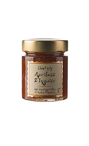 Deligreece 80% FRUCHTCHUTNEY CHUTNEY APRIKOSE & INGWER Aus sonnengereiften Früchten 180g. von Deligreece