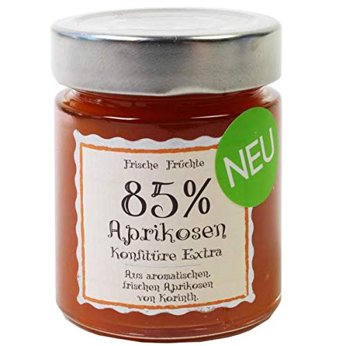 Deligreece Aprikosen Marmelade Konfitüre Extra 85% Fruchtgehalt aus aromatischen, frischen Aprikosen aus Korinth 180g. Deligreece Aprikosen Marmelade Konfitüre Extra 85% Fruchtgehalt aus aromatischen, frischen Aprikosen aus Korinth 180g. von Deligreece