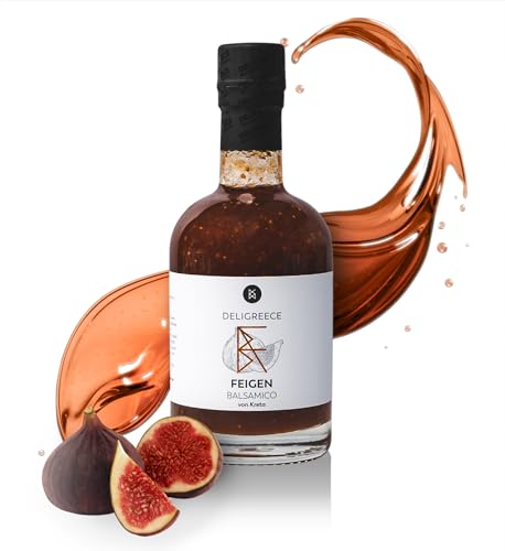 Deligreece Feigen Balsamico Essig | Traditionell hergestellter Balsamico von Kreta | Natürlicher und vielseitiger Balsamico mit frischen Feigen | Handgemachter Weißweinessig aus Griechenland (250ml) Deligreece Feigen Balsamico Essig | Traditionell hergestellter Balsamico von Kreta | Natürlicher und vielseitiger Balsamico mit frischen Feigen | Handgemachter Weißweinessig aus Griechenland (250ml) von Deligreece
