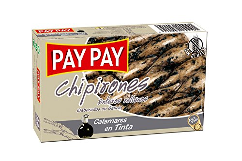 Chipirones, Calamares gefüllt in Tinte Chipirones, Calamares gefüllt in Tinte von Pay Pay