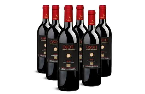 DELINAT – Osoti Vendimia Seleccionada - Rioja DOC 2020, spanischer Rotwein aus Tempranillo und Garnacha, im Barrique gereift, trocken, vegan, 6 Fl. Bio-Wein à 0.75 l von Delinat