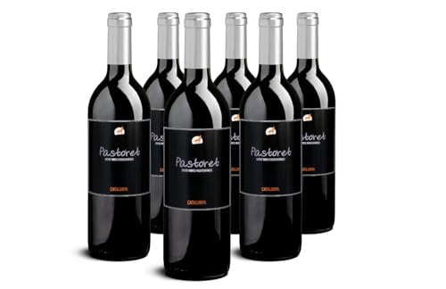 DELINAT – Pastoret - Catalunya DOC 2021, spanischer Rotwein aus der Terra Alta Katalonien, im Barrique gereifte Cuvée, halbtrocken, vegan, 6 Fl. Bio-Wein à 0.75 l von Delinat