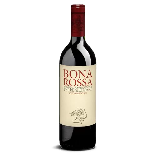 DELINAT – Bonarossa 2022 – Italienischer Rotwein trocken – Bio-Wein aus Sizilien, vegan (1 x 0,75l) von Delinat