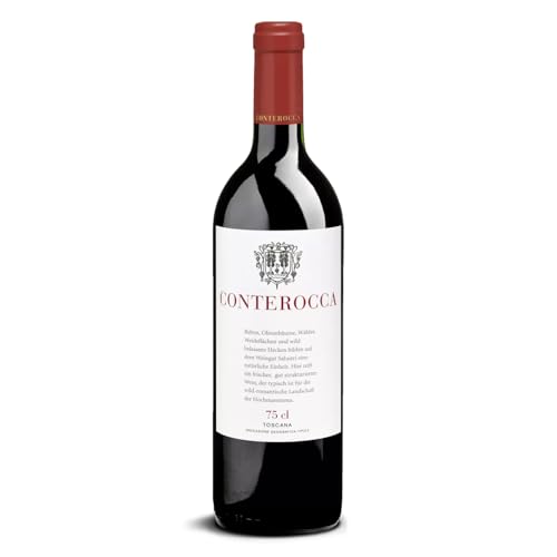 DELINAT – Conterocca 2022 – Italienischer Rotwein trocken – Bio-Wein aus der Toskana, vegan (1 x 0,75l) von Delinat