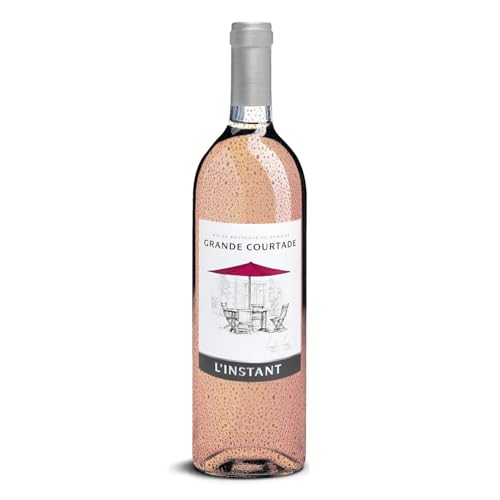 DELINAT – Famille Fabre Grande Courtade L'instant rosé 2023– Französischer Roséwein trocken – Bio-Wein aus Languedoc, vegan (1 x 0,75l) von Delinat