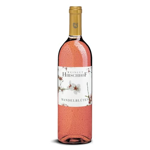 DELINAT – Hirschhof Mandelblüten Rosé 2023 – Deutscher Roséwein halbtrocken – Bio-Wein aus Rheinhessen, vegan (1 x 0,75l) von Delinat
