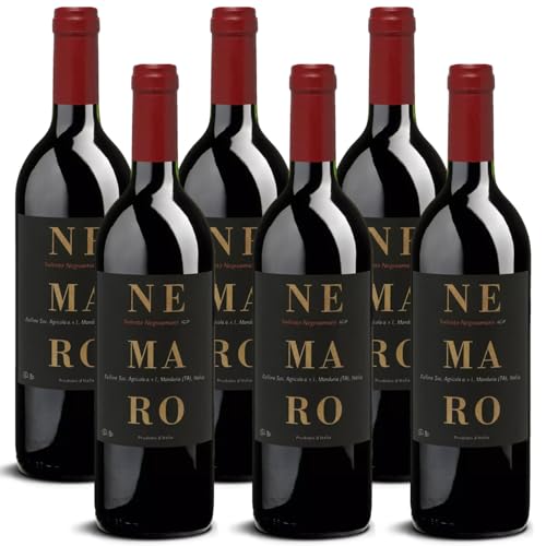 DELINAT – Nemaro 2022 – Italienischer Rotwein halbtrocken – Bio-Wein aus Apulien, vegan (6 x 0,75l) von Delinat