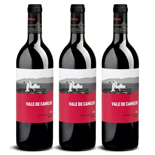 DELINAT – Vale de Camelos 2022 – Portugiesischer Rotwein trocken – Bio-Wein aus dem Alentejo, vegan (3 x 0,75l) von Delinat