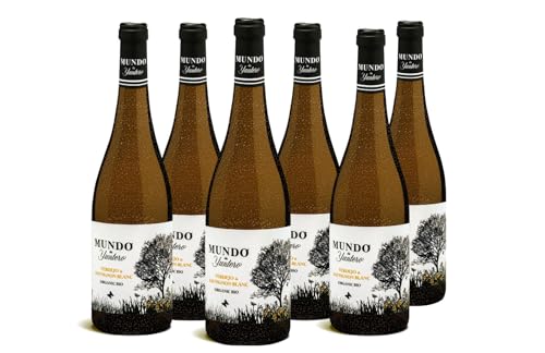 DELINAT – Weinpaket Mundo de Yuntero blanco 2021, Probierset, Weißwein, spanisch, trocken, 6 Fl. Biowein à 0.75 l von Delinat