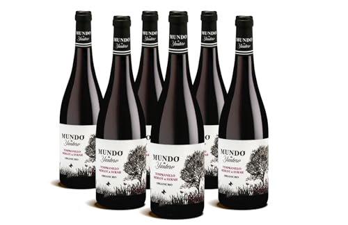 DELINAT – Weinpaket Mundo de Yuntero tinto 2021, Tempranillo-Rotwein aus Spanien, trocken, 6 Fl. Biowein à 0.75 l von Delinat