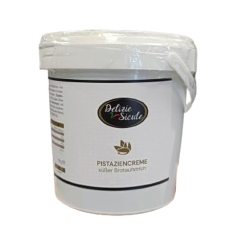 Pistaziencreme aus Bronte 1 kg – Süßer Brotaufstrich, Handwerklich Hergestellt, Ohne Palmöl & Farbstoffe, Original Sizilianische Creme, Ideal für Desserts, Gebäck und Frühstück Pistaziencreme aus Bronte 1 kg – Süßer Brotaufstrich, Handwerklich Hergestellt, Ohne Palmöl & Farbstoffe, Original Sizilianische Creme, Ideal für Desserts, Gebäck und Frühstück von Delizie Sicule