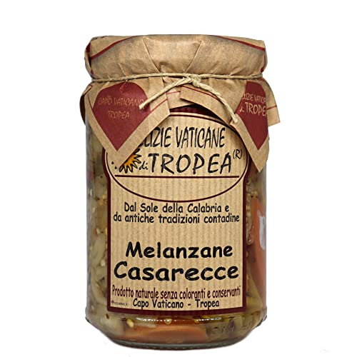 Aubergines in Oil 280g | Authentic Italian Food Gourmet | Artisanal Calabrian Delicacy | Mediterranean Recipe - Made in Italy by Delizie Vaticane di Tropea Aubergines in Oil 280g | Authentic Italian Food Gourmet | Artisanal Calabrian Delicacy | Mediterranean Recipe - Made in Italy by Delizie Vaticane di Tropea von Delizie Vaticane di Tropea