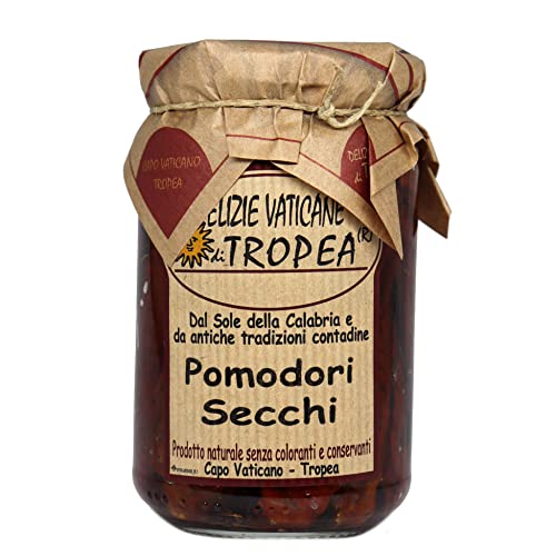 Getrocknete Tomaten in Öl 280g | Authentische Italienische Soße – Feinschmecker Food | Handwerkliche Kalabrische Delikatesse – Hergestellt in Italien von Delizie Vaticane di Tropea Getrocknete Tomaten in Öl 280g | Authentische Italienische Soße – Feinschmecker Food | Handwerkliche Kalabrische Delikatesse – Hergestellt in Italien von Delizie Vaticane di Tropea von Delizie Vaticane di Tropea