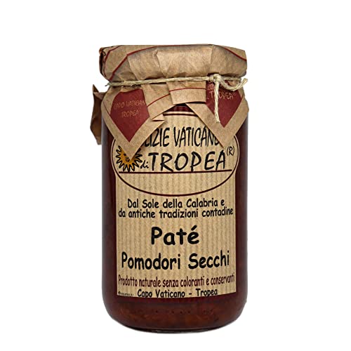 Sonnengereiftes Tomatenpaté 180g | Authentischer Italienischer Gourmet-Aufstrich | Handgemachte Kalabrische Delikatesse Hergestellt in Italien von Delizie Vaticane di Tropea Sonnengereiftes Tomatenpaté 180g | Authentischer Italienischer Gourmet-Aufstrich | Handgemachte Kalabrische Delikatesse Hergestellt in Italien von Delizie Vaticane di Tropea von Delizie Vaticane di Tropea