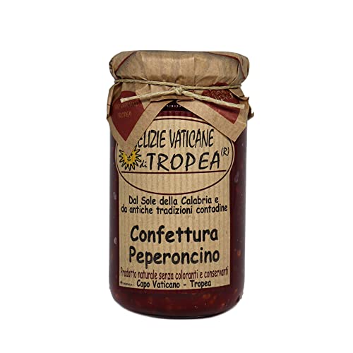 Süße Chilimarmelade - Würzig süß lecker - Toll zu Crackern & Käse - Typisch kalabrische Produkte - Delizie Vaticane di Tropea 180gr von Delizie Vaticane di Tropea