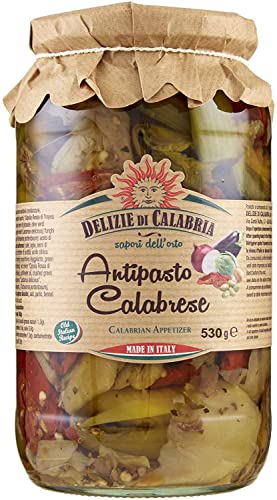 Antipasto di Calabria Kalabresische Vorspeisen Köstlichkeiten aus Kalabrien(4 x 530g) von Delizie di Calabria