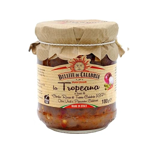 La Tropeana Sauce mit roter Zwiebel aus Tropea IGP 180 gr von Delizie di Calabria