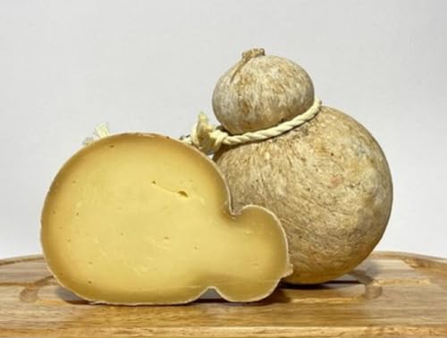 Deliziosa Caciocavallo Silano 120 Tage Höhlenreifung aus Apulien halbfester Pasta filata Schnittkäse aus Süditalien ca.1,3Kg von Deliziosa