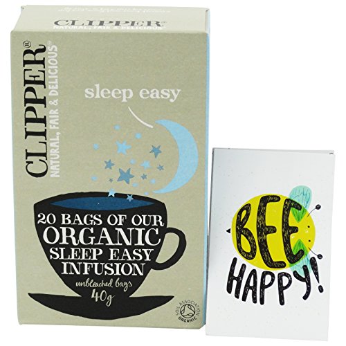 CLIPPER - Beruhigende Bio-Kräutertee mit Kamille, Zimt und Baldrian - 20 Ungebleichte Teebeutel von Delizioso Shop
