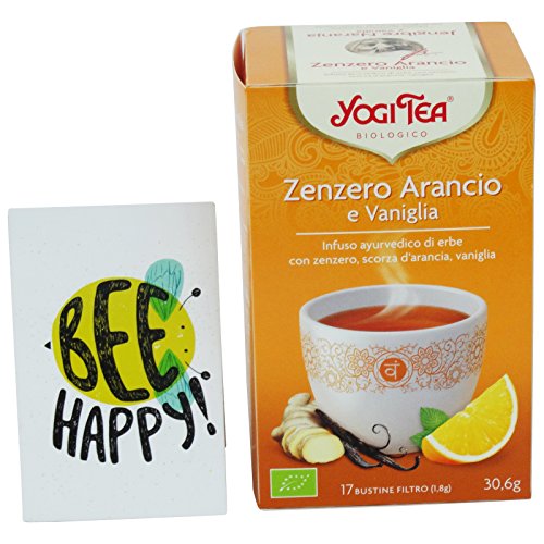 YOGI TEA Ingwer-Orangen-Tee mit Vanille im Beutel (30 g) - Bio von Delizioso Shop