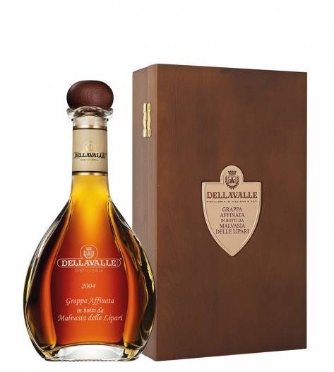 Dellavalle Grappa Affinata in Botti da Malvasia 0,7 l in Holzkiste Dellavalle Grappa Affinata in Botti da Malvasia 0,7 l in Holzkiste von Dellavalle Grappa