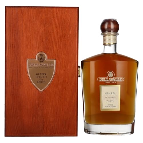 Dellavalle Grappa In Botti Da PORTO Single Vintage Cask 42% Vol. 0,7l in Holzkiste Dellavalle Grappa In Botti Da PORTO Single Vintage Cask 42% Vol. 0,7l in Holzkiste von Dellavalle