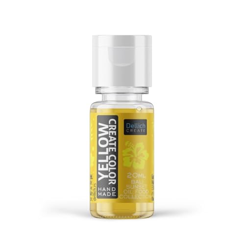 Dellich Create Lebensmittelfarbe auf Ölbasis, 20 ml, Gelb Dellich Create Lebensmittelfarbe auf Ölbasis, 20 ml, Gelb von Dellich create