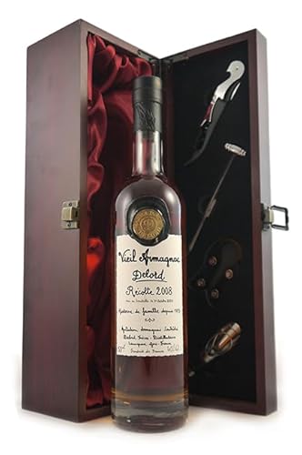 Delord Freres Bas Vintage Armagnac 2008 (50cl) in einer mit Seide ausgestatetten Geschenkbox, 1 x 500ml von Delord Freres Armagnac