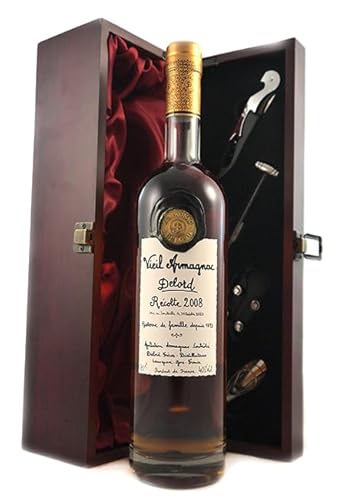 Delord Freres Bas Vintage Armagnac 2008 (70cl) in einer mit Seide ausgestatetten Geschenkbox, 1 x 700ml von Delord Freres Armagnac