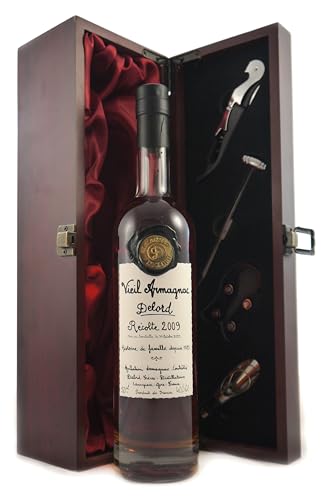 Delord Freres Bas Vintage Armagnac 2009 (50cl) in einer mit Seide ausgestatetten Geschenkbox, 1 x 500ml von Delord Freres Armagnac