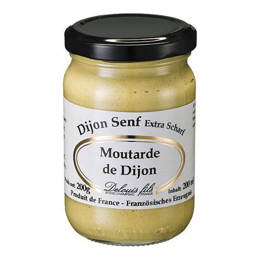Delouis Fils - Dijon-Senf klassisch (Moutarde de Dijon) extra scharf aus Frankreich - 200 g von Delouis fils