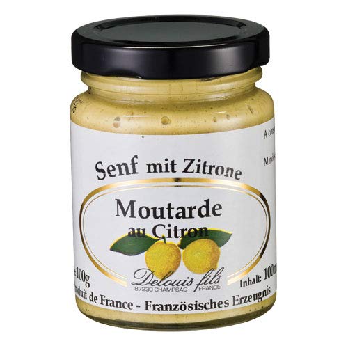 Delouis Fils - Senf mit Zitrone (Moutarde au CItron) aus Frankreich - 100 g von Delouis fils