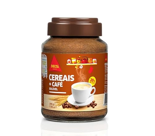 Delta löslicher Getreidekaffee mit Kaffee - 200 g von Delta Cafés