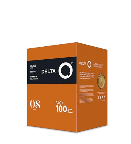 Delta Q - Kaffeekapseln AQtivus Gemahlener Kaffee - 100 Kapseln Intensität 8 Kompatibel mit Delta Q Kaffeemaschinen - Intensiver Espresso mit Gerösteten Nussnoten und Einem Hauch von Fruchtigkeit Delta Q - Kaffeekapseln AQtivus Gemahlener Kaffee - 100 Kapseln Intensität 8 Kompatibel mit Delta Q Kaffeemaschinen - Intensiver Espresso mit Gerösteten Nussnoten und Einem Hauch von Fruchtigkeit von Delta Q