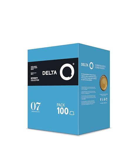 Delta Q - Kaffeekapseln DeQafeinatus Gemahlener entkoffeinierter - 100 Kapseln Intensität 7 Kompatibel mit Delta Q Kaffeemaschinen - Espresso mit Karamell und Nussnoten Delta Q - Kaffeekapseln DeQafeinatus Gemahlener entkoffeinierter - 100 Kapseln Intensität 7 Kompatibel mit Delta Q Kaffeemaschinen - Espresso mit Karamell und Nussnoten von Delta Q