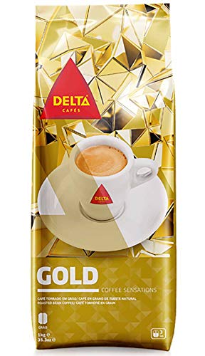 Portugiesische Köstliche Golderöstete Kaffeebohnen, Delta, 500g von Delta Q