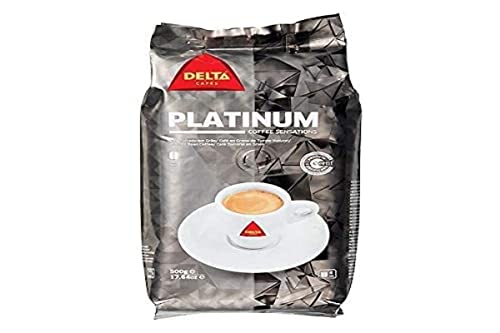 Delta Coffee Bean Lot Platinum Verpackung 500 g von Delta Cafés