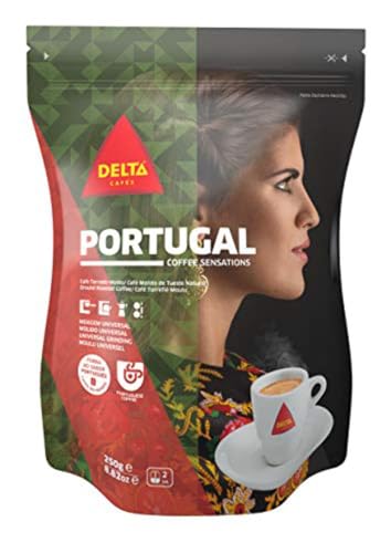 Delta Portugal Gemahlener Röstkaffee Universal-Schleif 250g von Delta Cafés