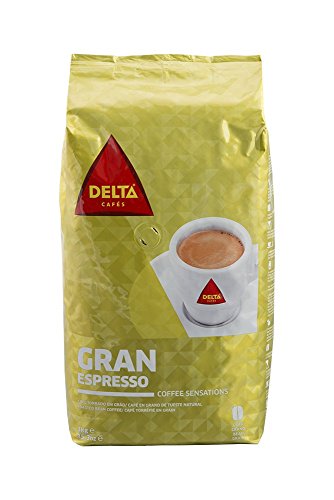 Delta Gran Espresso - Portugiesischer Bohnenkaffee, 1er Pack (1 x 1 kg) von Delta Cafés