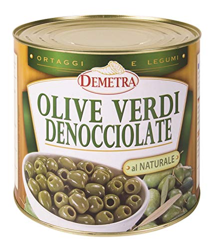 Grüne Oliven entkernt 2,5 kg - Demetra von Demetra