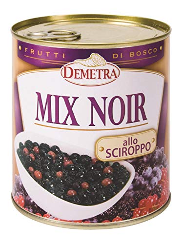 Waldfrüchte gemischt in Sirup Mix Noir 900 gr. - Demetra von Demetra