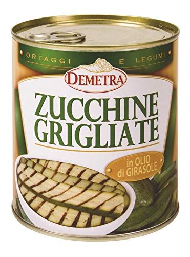 Zucchini gegrillt in Sonnenblumenöl 790 gr. - Demetra von Demetra