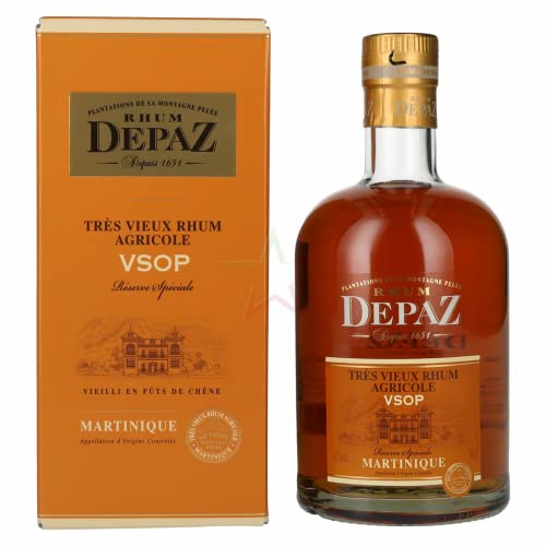 Depaz Rhum Très Agricole Vieux VSOP 45,00% 0,70 Liter Depaz Rhum Très Agricole Vieux VSOP 45,00% 0,70 Liter von Depaz Rhum
