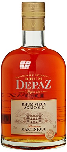 RHUM Depaz Agricole Vieux Plantation mit Geschenkverpackung Rum (1 x 0.7 l) von Depaz