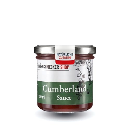 Der Feinschmecker Cumberlandsauce 150ml I Englischer Saucenklassiker I Fruchtig-pikant mit Johannisbeeren & Brandy I Ideal zu Wild & Schinken Der Feinschmecker Cumberlandsauce 150ml I Englischer Saucenklassiker I Fruchtig-pikant mit Johannisbeeren & Brandy I Ideal zu Wild & Schinken von Der Feinschmecker