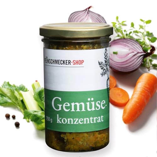 Der Feinschmecker Gemüsekonzentrat 250g I Natürlich & Ergiebig I Für Suppen, Saucen & Brühen I Intensiver Geschmack aus Gemüse & Gewürzen I Frei von Glutamat Der Feinschmecker Gemüsekonzentrat 250g I Natürlich & Ergiebig I Für Suppen, Saucen & Brühen I Intensiver Geschmack aus Gemüse & Gewürzen I Frei von Glutamat von Der Feinschmecker